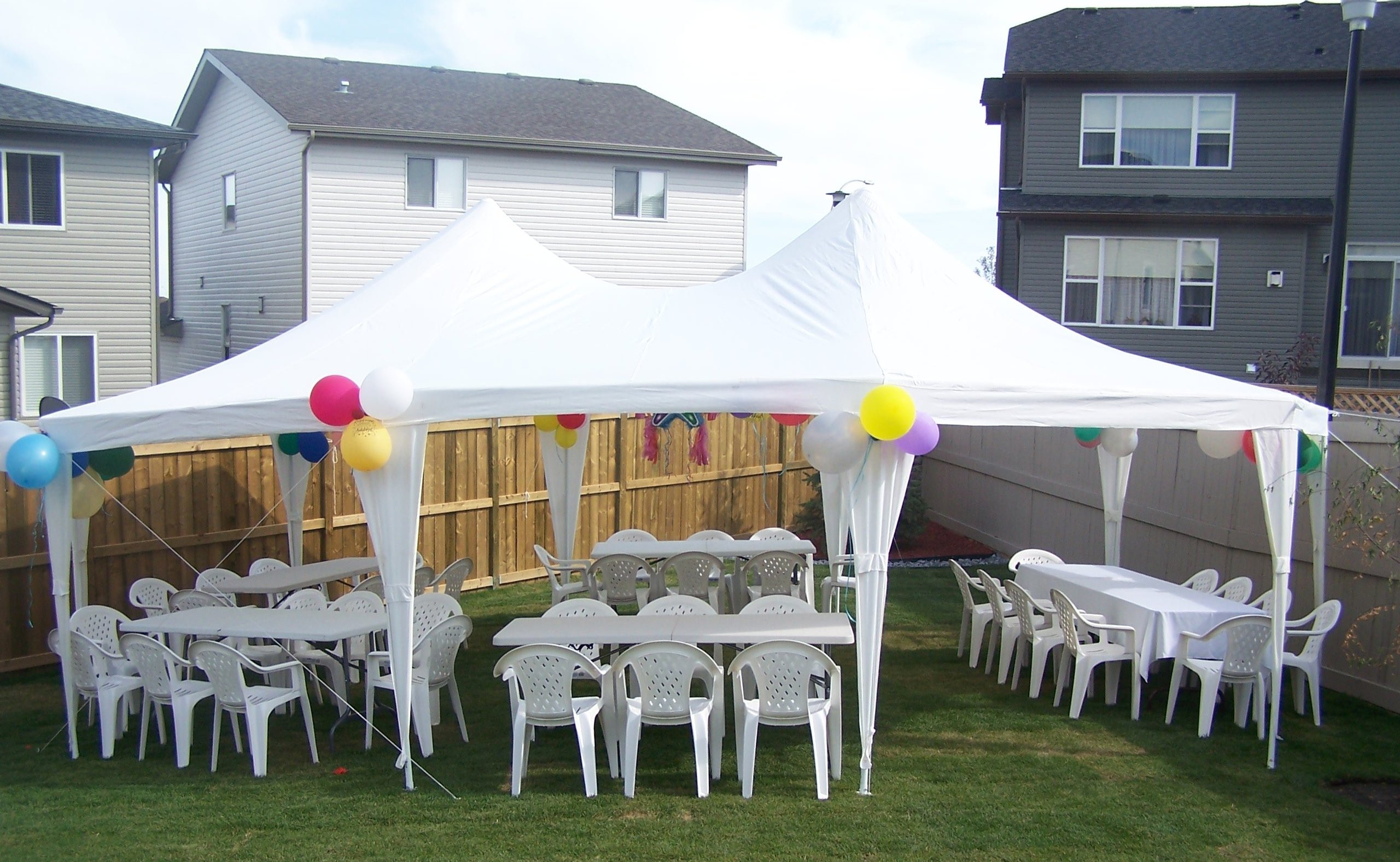 Nice Backyard Birthday Party-Calgary NW