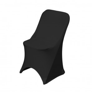 Stretch Folding Chair Cover-black